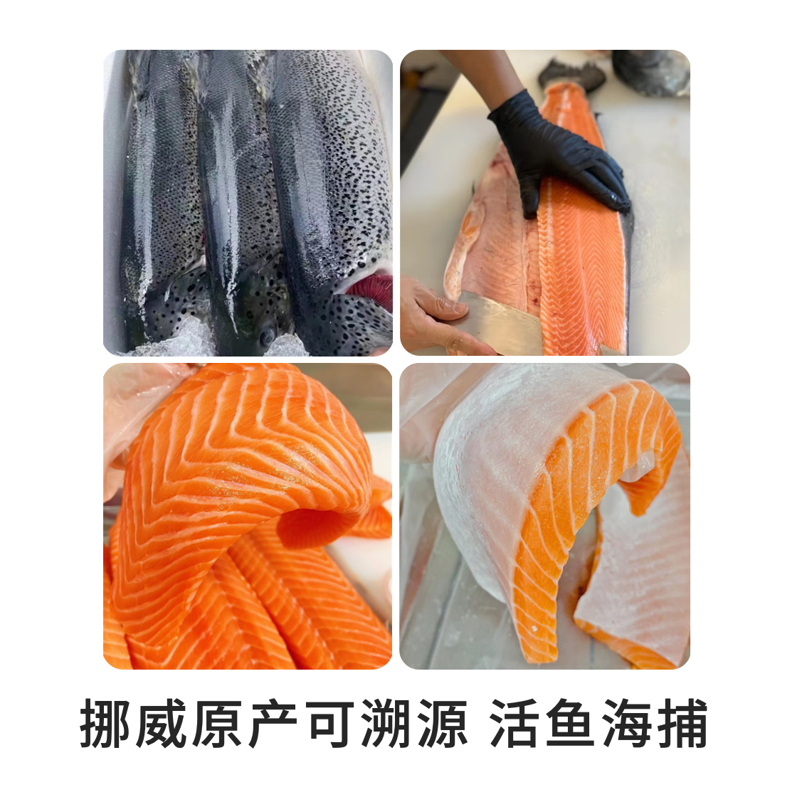 无双不二挪威三文鱼厚切中段鱼腩去皮刺身鲑鱼海鲜冰鲜整切日料,淘宝优惠券,粉丝福利购,淘宝优惠卷