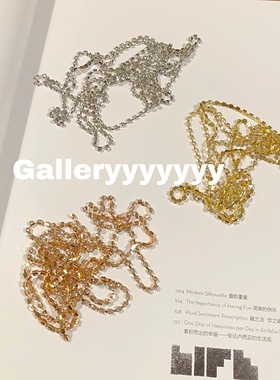 复古欧美ins长款钻石choker