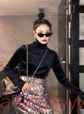 Gallery欧美风时髦摩登猫眼墨镜