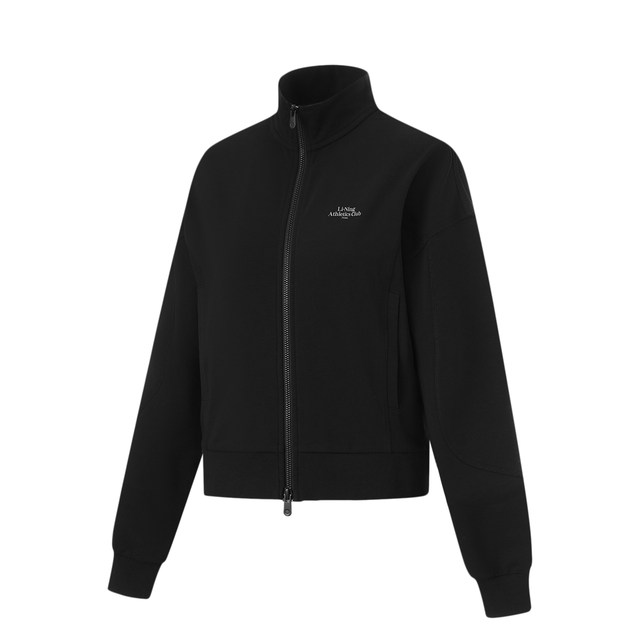 Li Ning Sweater Women's Autumn New Zipper Cardigan Loose Sportswear Fashion Versatile Autumn Jacket AWDU764