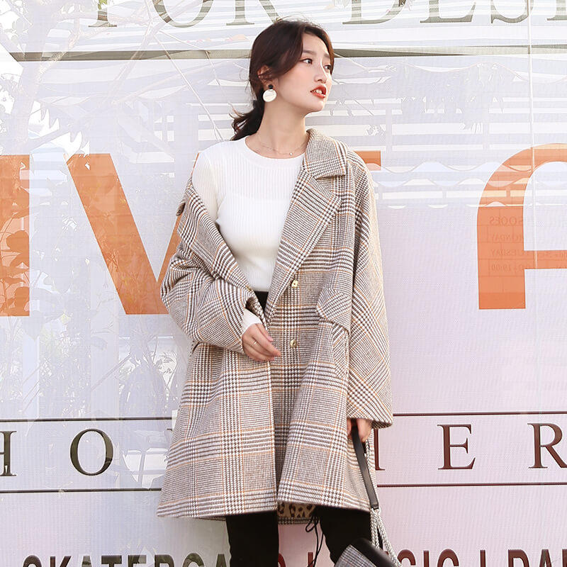  changeshe毛呢外套