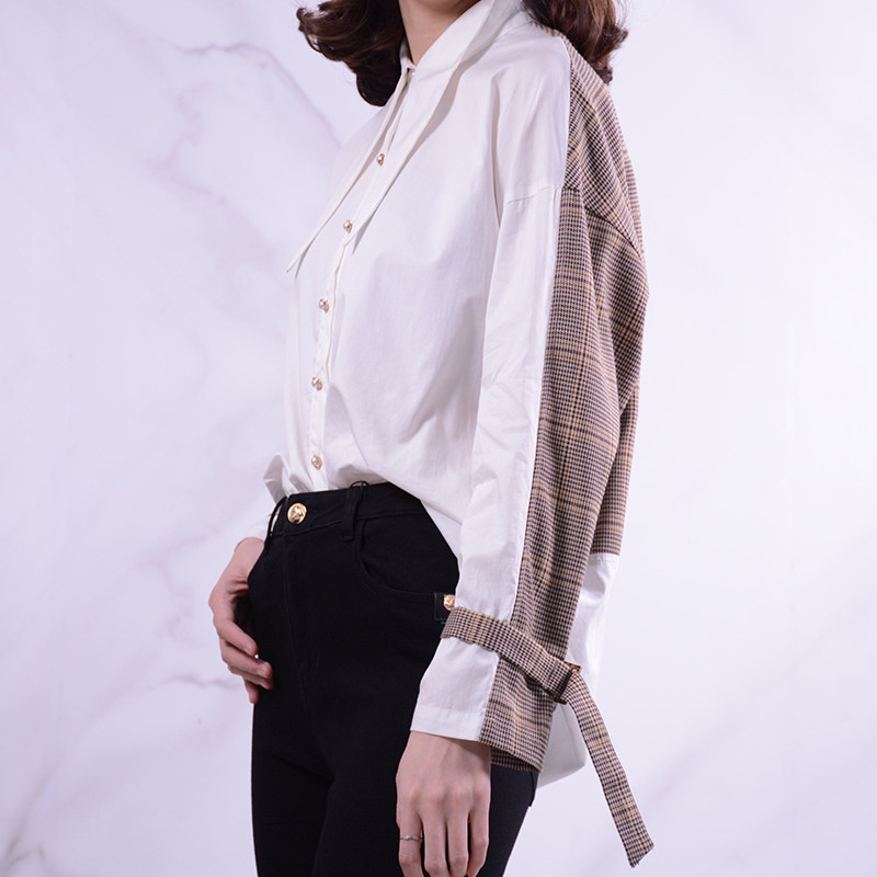 2020纯色打底衫女 changeshe衬衫