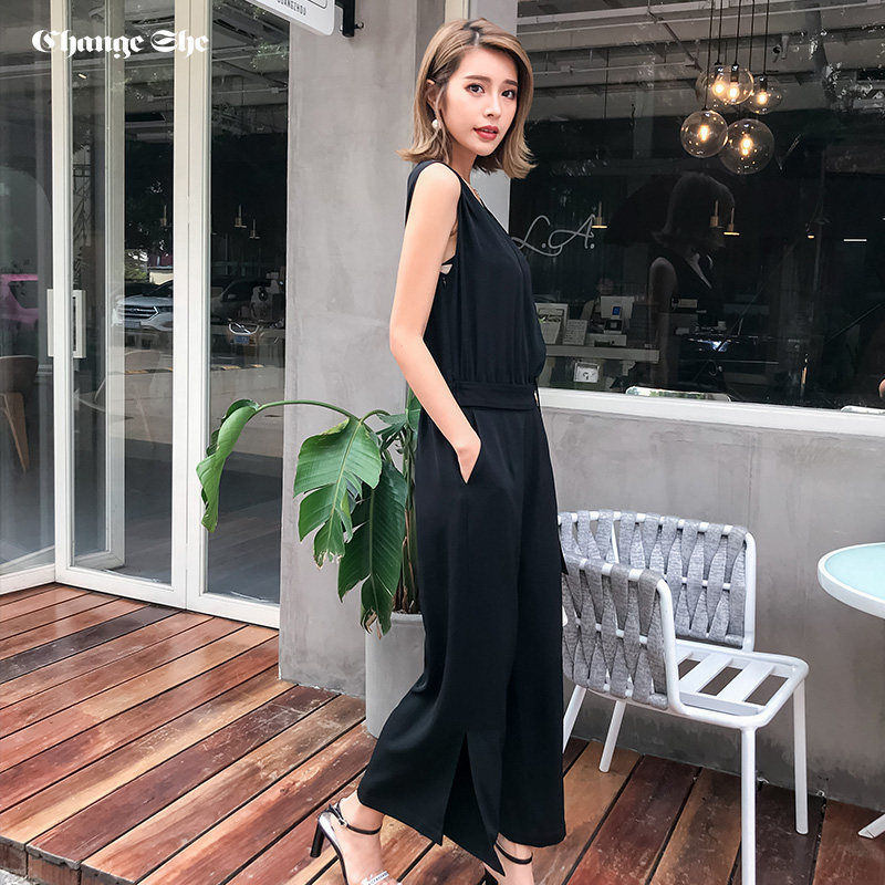 千细change she2020夏季新款连体裤 changeshe休闲裤