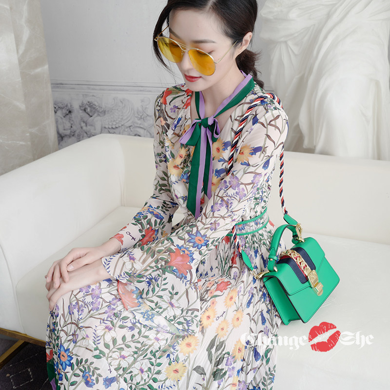 千细change she2020春装新款连衣裙 changeshe连衣裙