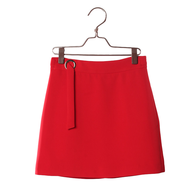 千细change she2020新款纯色半身裙 changeshe半身裙