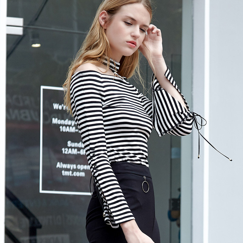 千细change she2020春装新品打底衫 changeshe毛针织衫