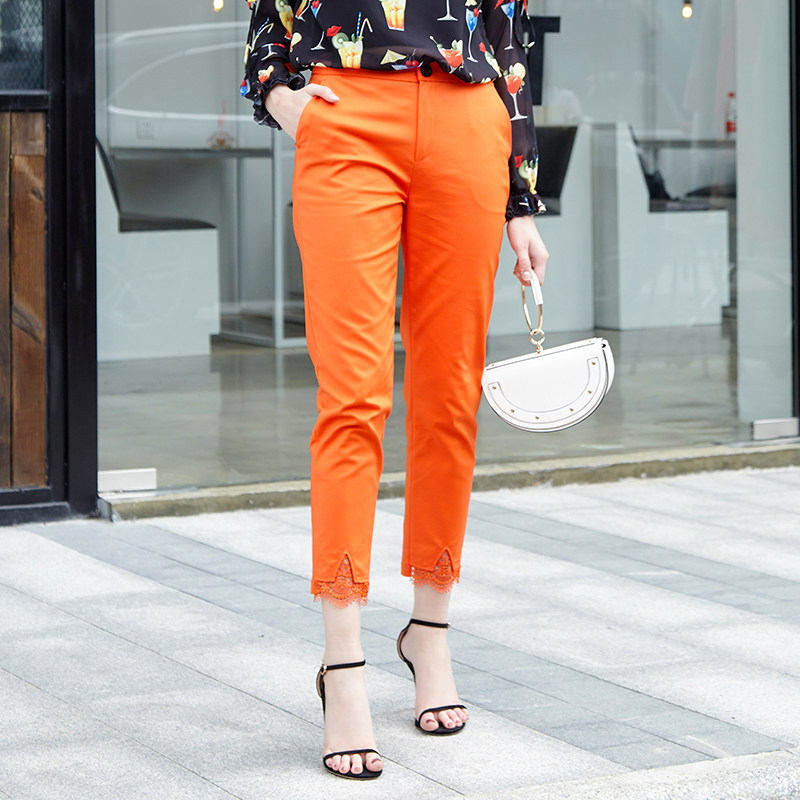 千细change she2020春季新款铅笔裤 changeshe休闲裤