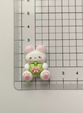 粉色小白兔盲袋儿童DIY贴片