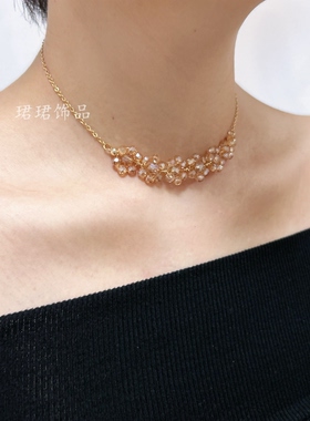 新赚流量术后遮挡疤痕项链饰品女款锁骨颈纹链子升级防褪色防过敏