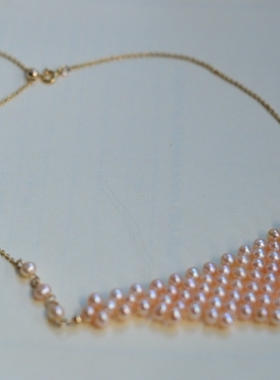 甲状腺术后遮挡项链天然珍珠