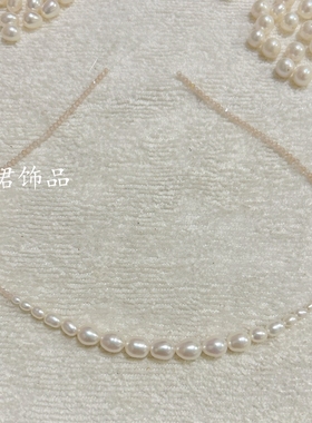 天然珍珠颈链女项链原创设计