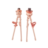 棒棒猪 Детские палочки для еды для кормления, посуда для тренировок, детская практика для еды, 2 лет, 3 лет, 6 лет