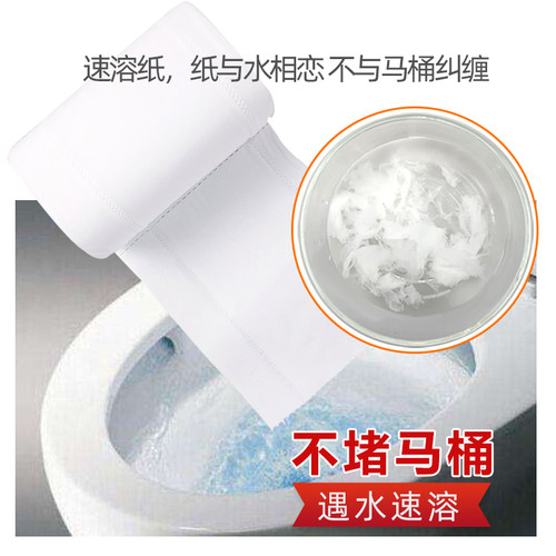 诗音大卷卫生纸手纸家用卫生间实惠加厚5斤装大圆卷实心纸巾 - 图1