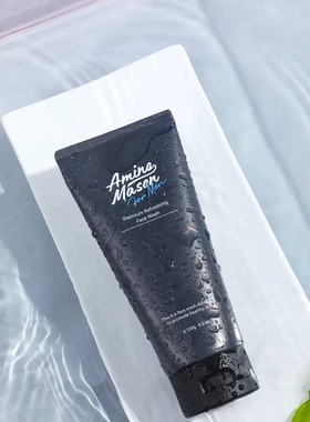 Amino Mason阿蜜浓梅森男士醒肤洁面膏 补水保湿洗面120g