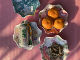 Ktv melon seed plate fruit plate dried fruit garbage plate desktop