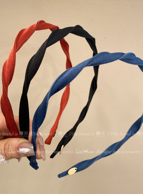 美的具象化精致螺旋细发箍