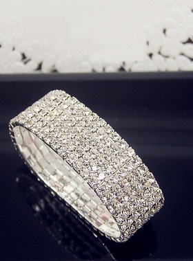 欧美风饰品手镯手链镶钻