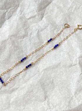 青金石原创轻奢手链珍珠