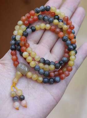 新疆南瓜珠手链女款民族风多宝色葫芦金丝玉手串情侣礼物手饰品