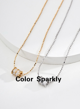 925银镀金小蛮腰项链轻奢礼物