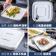 New product simple four-party creative pure white custom Western cuisine plate