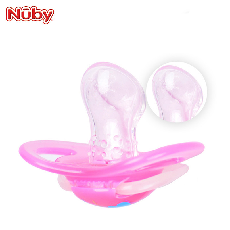 美国nuby硅胶拇指型软新生儿奶嘴 nuby母婴奶嘴/安抚奶嘴