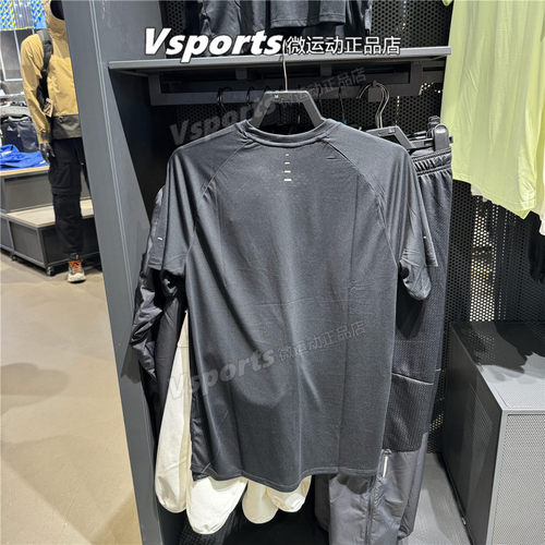NIKE耐克短袖男子2025夏新款运动休闲健身跑步圆领速干T恤 HV5204 - 图2