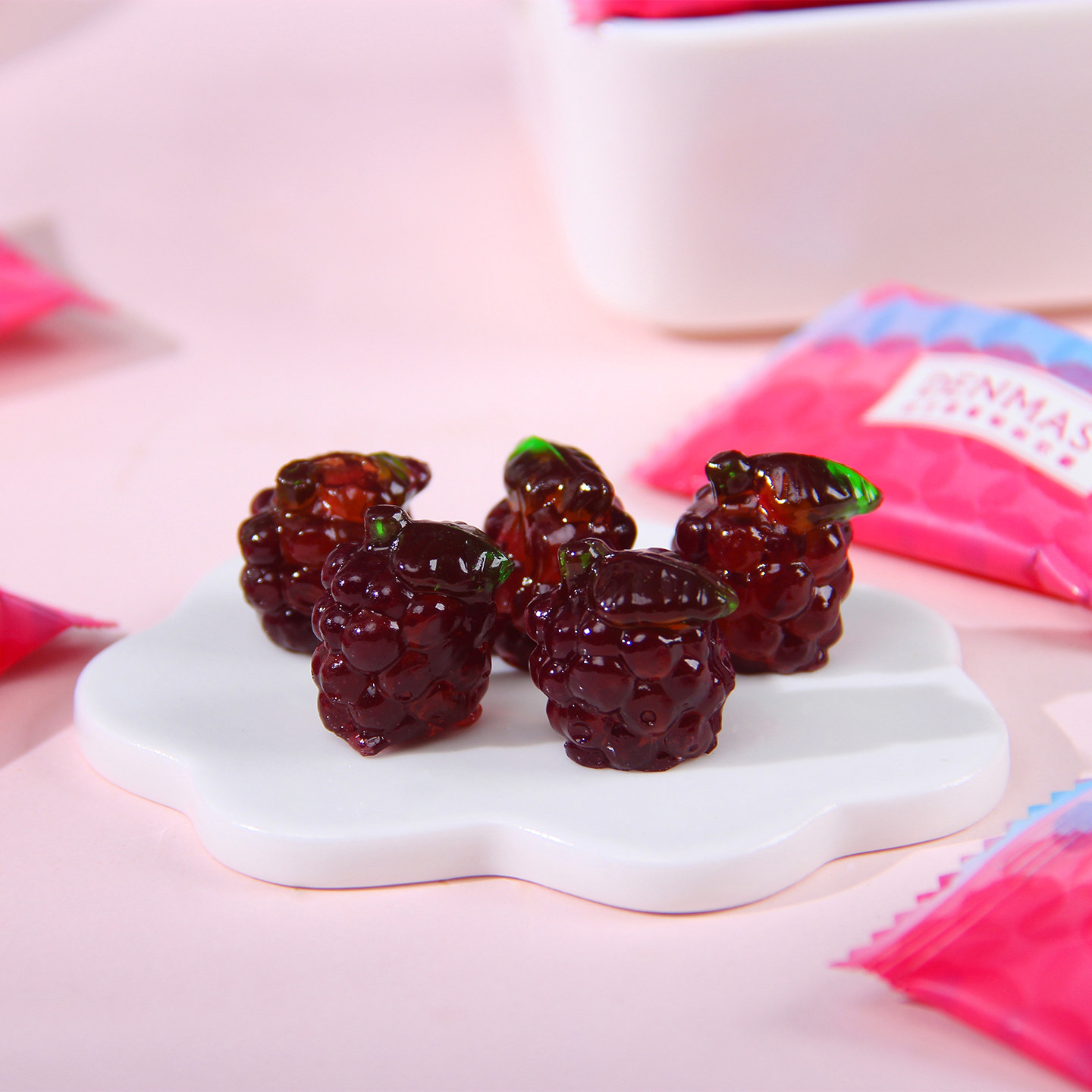 英国丹玛仕DENMAS益生菌葡萄味果汁软糖造型橡皮糖结婚喜糖婚礼糖,淘宝优惠券,粉丝福利购,淘宝优惠卷