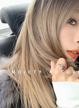 moiety猪鼻子时尚风新款开口戒指