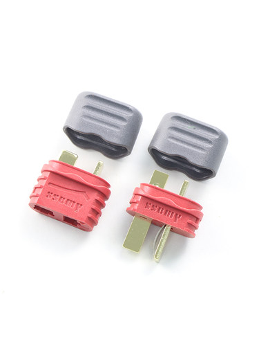 Amass正品 防滑T插头 EC5 XT30 MT60  XT60H带护套 XT90H防火接头 - 图2