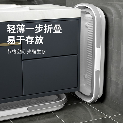 可折叠拖把桶长方形拖地拖布桶洗车涮地板的水桶挤水桶单桶沥水盆 - 图3