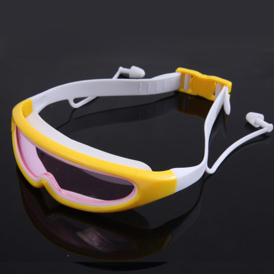 Children's swimming goggles anti-fog and waterproof high-definition boys and girls swimming goggles large frame hot spring baby swimming goggles