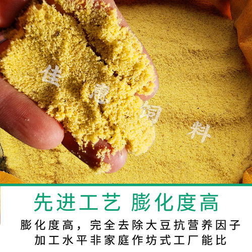 膨化大豆粉黄豆粉钓鱼饵料鱼饵窝料湿粮狗粮原料自制中大型犬饲料 - 图1