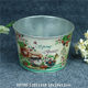 Iron flower pot pastoral style antique succulent flower pot