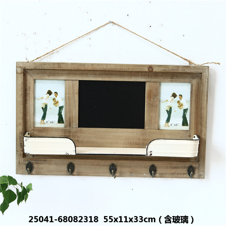 美式木质铁艺装饰画 客厅咖啡店酒吧挂画 背景墙壁画仿古墙饰壁挂 - 图2