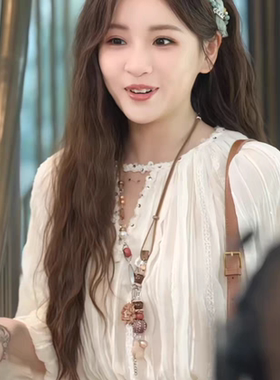 短剧偏偏偏爱你邓灵枢姜云枝同款吊坠项链女复古高级感设计颈链潮