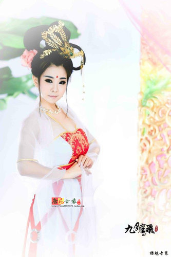 影视古典舞汉服86版西游记演出舞蹈服装邱佩宁嫦娥仙子飞天古装 - 图1