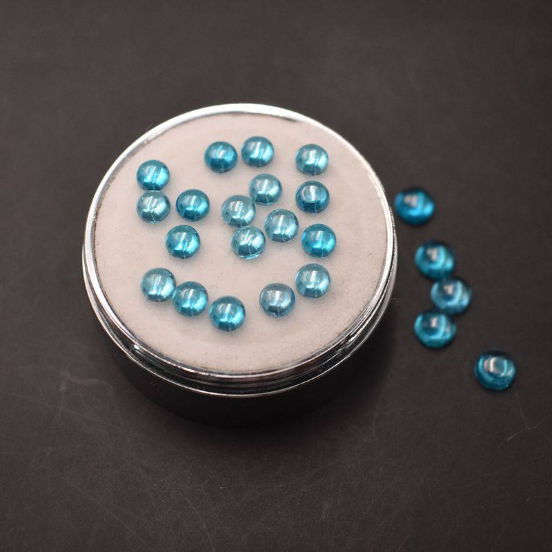2mm3mm4mm5mm6mm海蓝宝石平底素面半面圆形宝石裸石配饰镶嵌石头,淘宝优惠券,粉丝福利购,淘宝优惠卷
