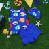 Áo tắm mới 2019 của Hàn Quốc dễ thương in hình cá bé trai áo tắm chia nhỏ phù hợp với đồ bơi - Đồ bơi trẻ em quần áo trẻ em nam Đồ bơi trẻ em