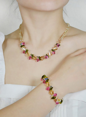 鸿澜原创手工饰品水晶女时尚韩版