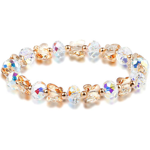 鸿澜奥地利紫水晶手链女手串女生七彩串珠珠子琉璃转运高级感情侣 - 图3