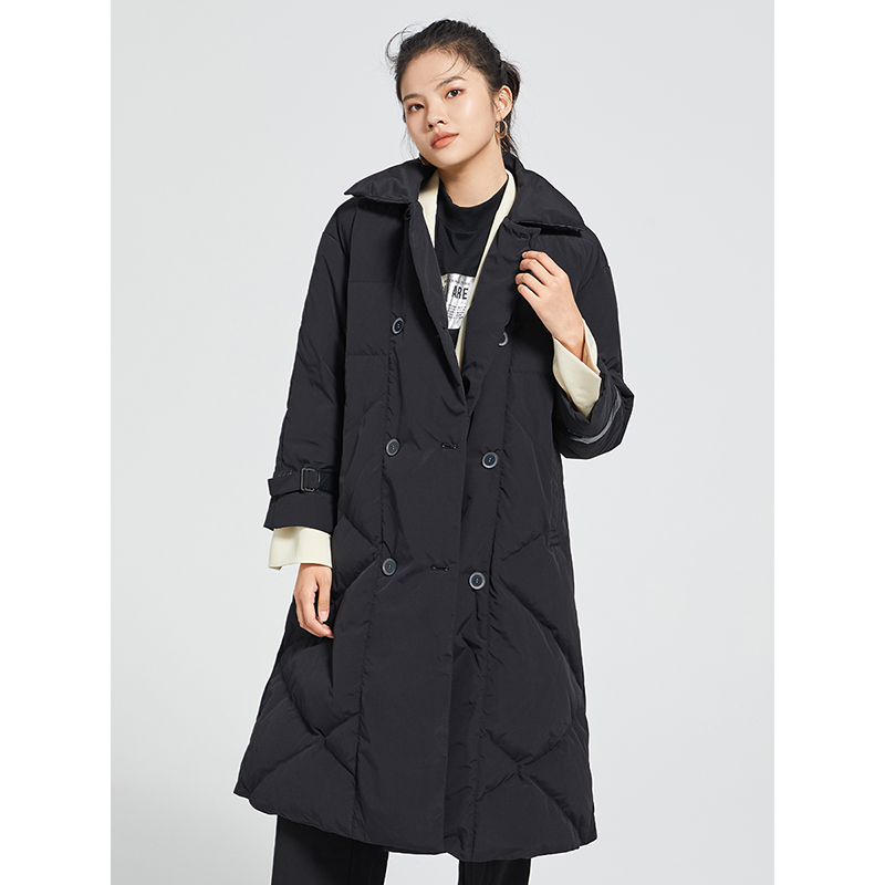 【直播专享】艾莱依冬季大牌长羽绒服 艾莱依羽绒服