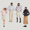 Detachable Islay sweet down jacket with fox fur collar