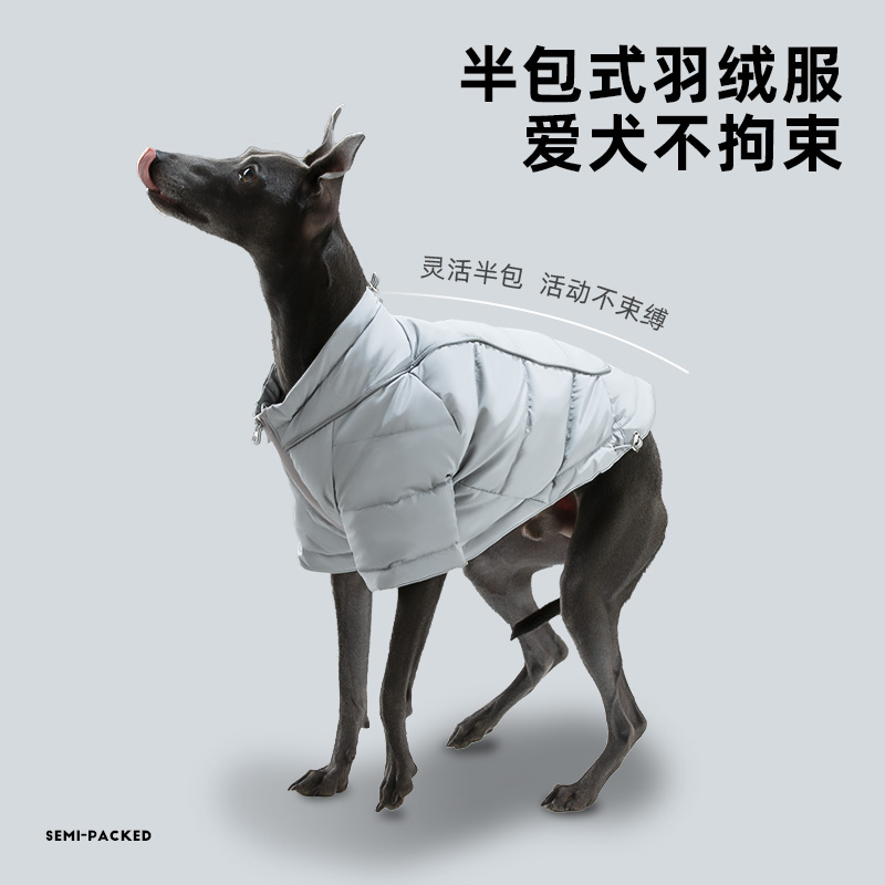 小狗狗羽绒服冬天冬季衣服装冬款宠物小型犬雪纳瑞泰迪中型犬柴犬 - 图1