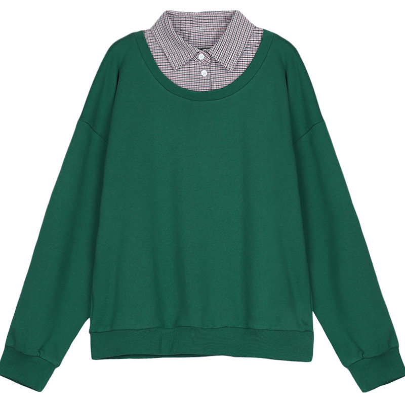 假两件春秋2020年新款潮宽松卫衣 苏盈珈可服饰卫衣/绒衫