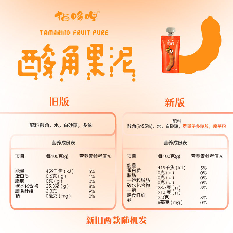 【顺手买一件】猫哆哩酸角果泥60g*3健康儿童孕妇酸味零食水果泥,淘宝优惠券,粉丝福利购,淘宝优惠卷
