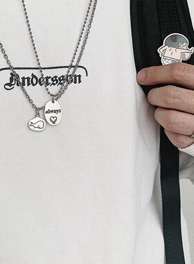 ins自制小鲸鱼圆饼原宿毛衣链