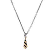 Галстук, брендовое ожерелье подходит для мужчин и женщин, подвеска в стиле хип-хоп, подарок на день рождения