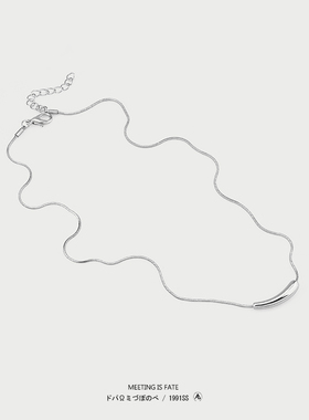 PDSTYLE2021年新款小茄子项链轻奢小众设计感高级ins嘻哈锁骨链女