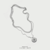 Брендовое ожерелье подходит для мужчин и женщин в стиле хип-хоп, небольшой дизайнерский свитер для влюбленных, аксессуар